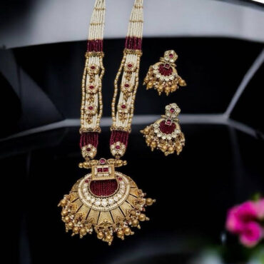 Temple Jewelry Inspired Premium Piroyi Necklace Set