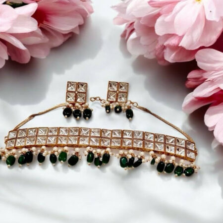 Premium Polki Choker Set