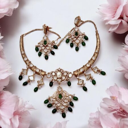 Premium Polki Choker Set