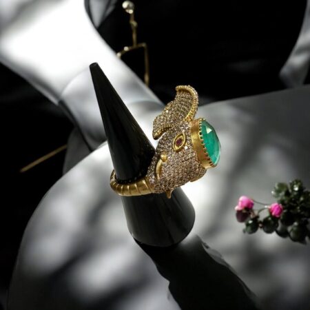 Modern and Unique Elephant Ring Jade