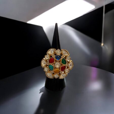 Classy Navratan Ring - Adjustable