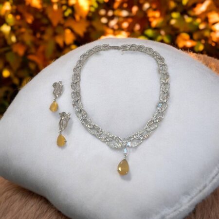 CZ Celebrity Inspired Necklace Set