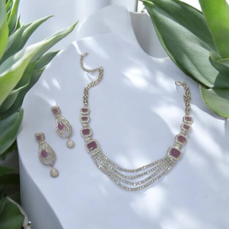 CZ Classic Necklace Set 1