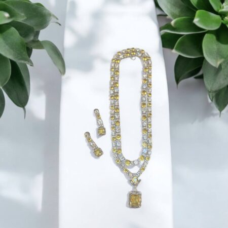 CZ Celebrity Inspired Necklace Set