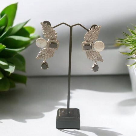 CZ and MOP Wings Earings