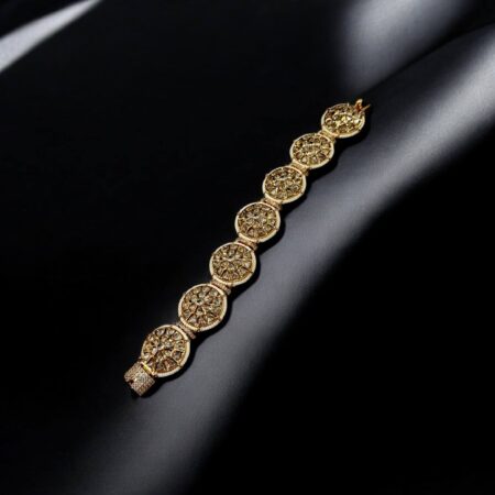 Royal Piece- Flexible Moissanite Bracelet