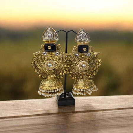 Statement Fusion Earings- two tone