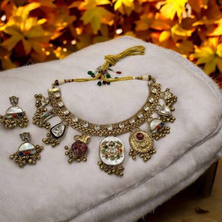 Statement Fusion Necklace set