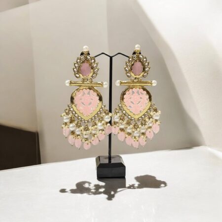 Elegant Earrings- Pink