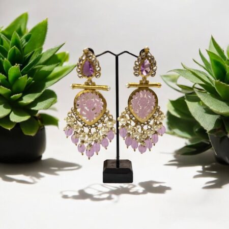 Elegant Earrings- lilac