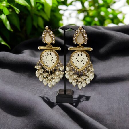 Elegant Earrings- white